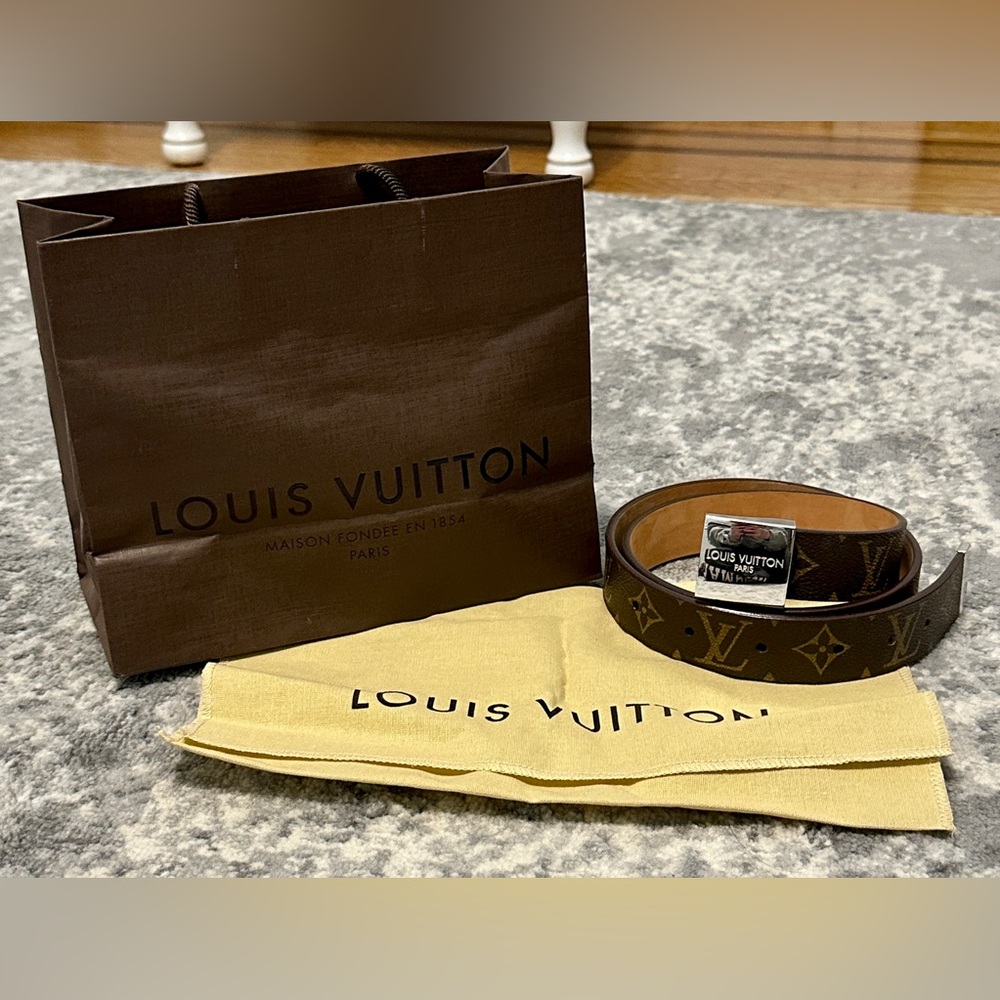 Louis Vuitton monogram belt